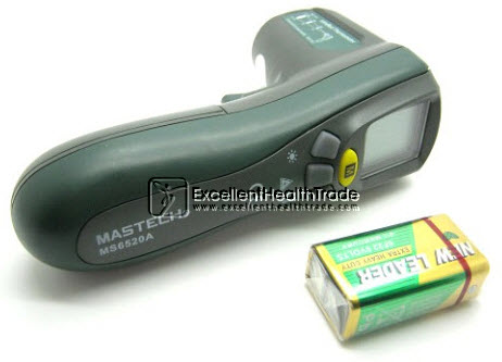 00377: เครื่องวัดอุณหภูมิดิจิตอลอินฟาเรด MASTECH MS6520A 